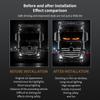 Truck Car Devil Eye LED Pixel Panel Light Remote Control Soft Foldable Lighting Scrolling For Board Windshield 12V 24V