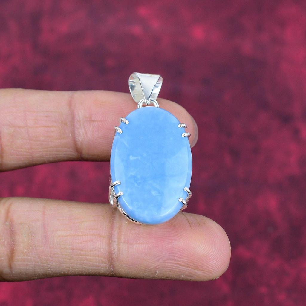Owyhee Opal Pendant, 925 Solid Sterling Silver Jewelry, Gemstone Pendant, Gift For Her Handmade Dainty Jewelry