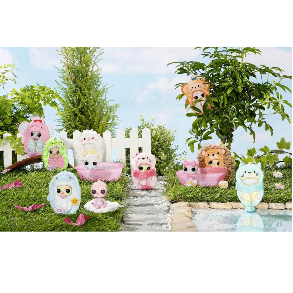 Baby Born Surprise Pets Series 2 8+ Surprises Color Change & Bathtub Multicolor