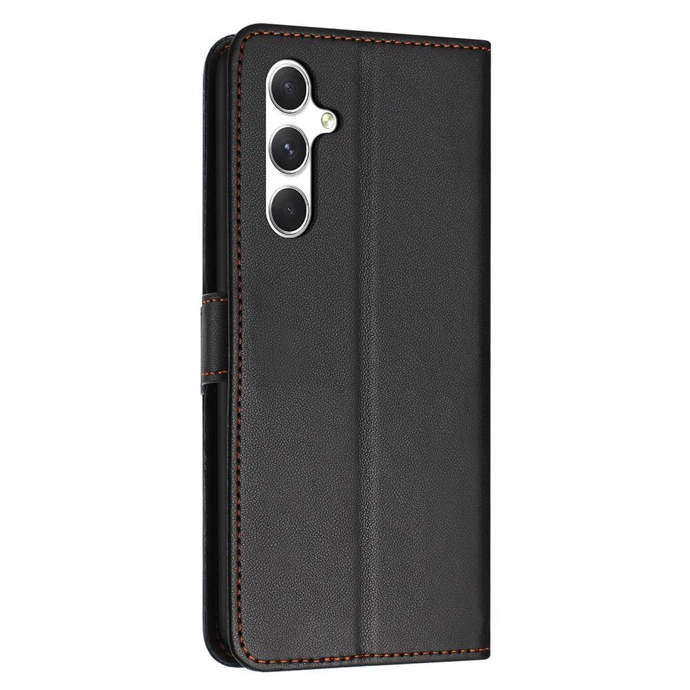 For Samsung Galaxy A56 5G Case Stand Wallet Leather Phone Cover with Strap