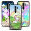 Cute Cartoon Rainbow Unicorn Animal Phone Case For Xiaomi Redmi 9 9C NFC 9T 10 10C 6 8 A K40 K50 Pro Plus Soft Shell Cover Cases