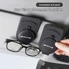 Quality Leather Car Glasses Clip ID Card Holder Interior Storage For Mercedes Benz AMG Smart Fortwo 451 450 453 EQ Forfour Coupe