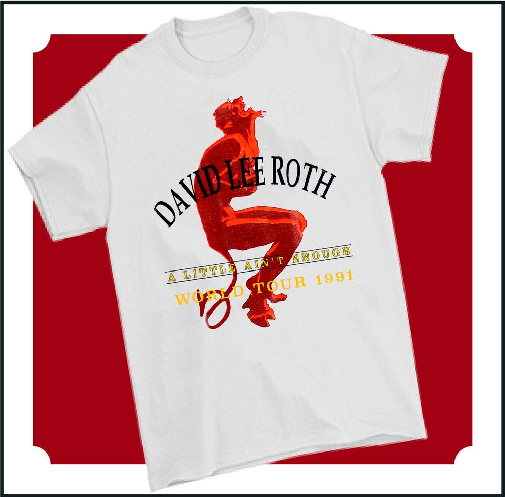 Футболка унисекс с принтом группы David Lee Roth, хлопок, черная, размеры S-4XL, David Lee Roth EE1125 XL