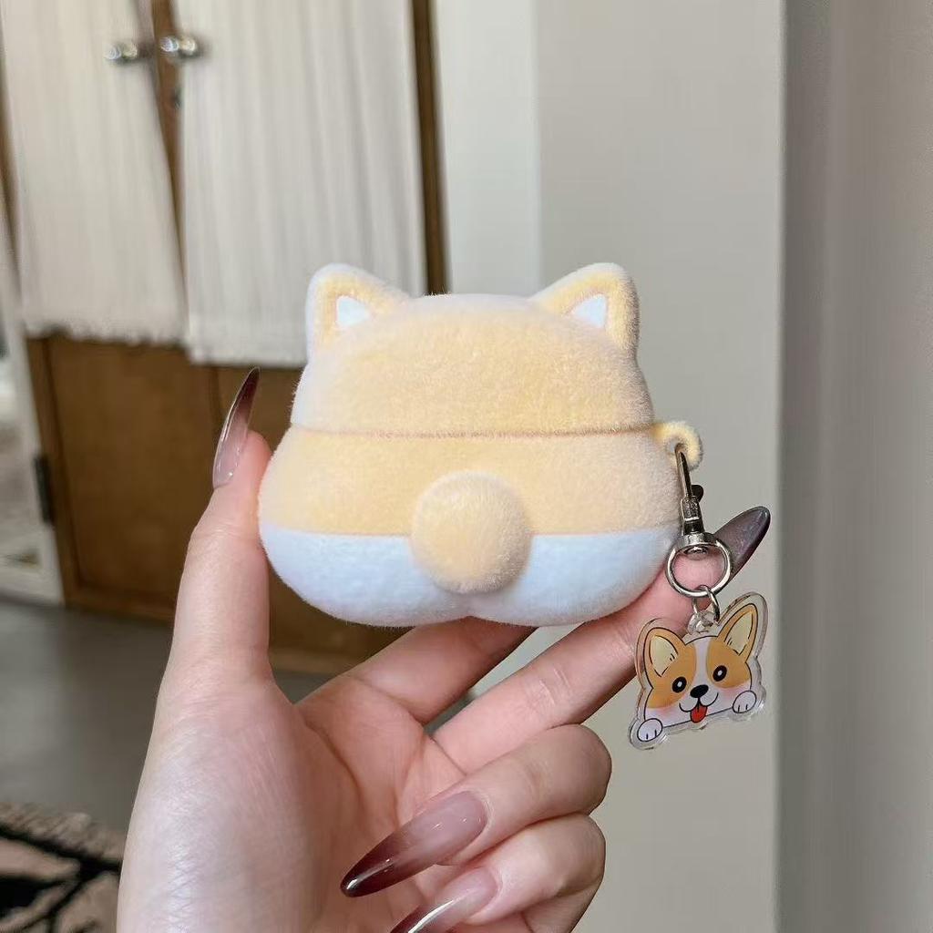 Cute corgi ass AirPods pro1 apple bluetooth headset case 1/1/1 generation cartoon case