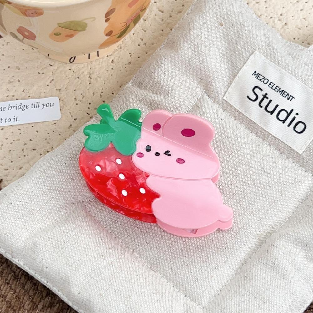 

Pet Dog Cartoon Hair Claw Rabbit Acrylic Shark Clip Personalized Cute Puppy Hair Grab Female Pink Rabbit