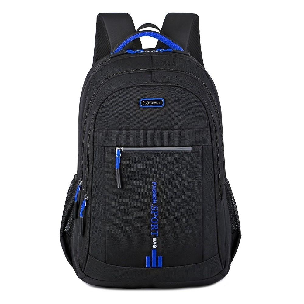 

Oxford Cloth Large Capacity School Bag Scratch Prevention Laptop Backpack Students Daypack Sport синий