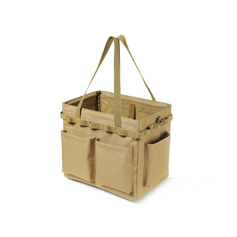 TOPIND Sac Fourre-tout Utilitaire De Grande Capacité, Sac De Rangement Avec Poignées Pour Adultes, Sac D'épicerie, Boîte à Outils De Rangement Pour