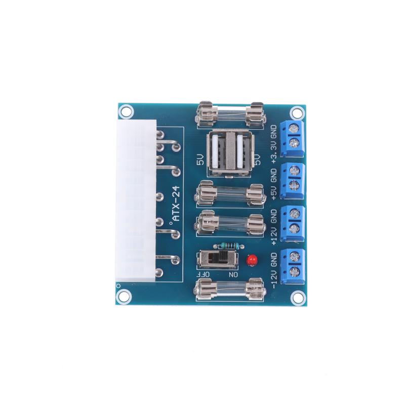 1 Piece Power Adapter Supply Test Module Power Supply Circuit Outlet Module Hu-M28W Desktop Pc Power Atx Transfer Board