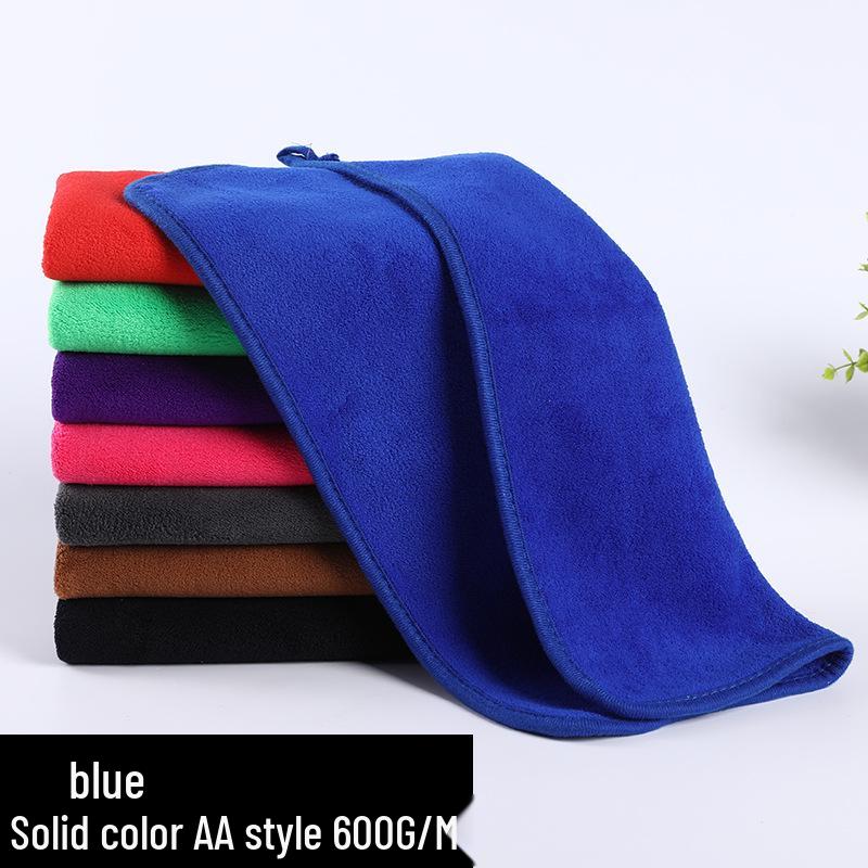 Two-Color Coral Fleece Towels: Perfect for Car Wash, Cleaning, Fishing Gear, or Kitchen Use