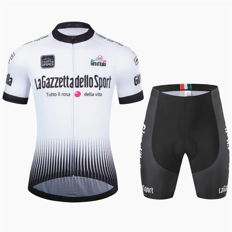 Kids Cycling Jersey Set Short Sleeve Road Bike Outfit Breathable Sportswear Racing Outdoor Activities