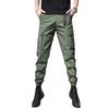 Ice Silk Overalls Men's Summer Thin Trendy Brand Loose Leggings Fashionable Multi-pocket Ruffian Handsome Casual Pants