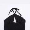 2025 Spring Stylish Women's European & American Lace Halter Backless Dress