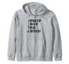 Sweep Beep Dig Repeat Metal Detector Beachcombing Zip Hoodie