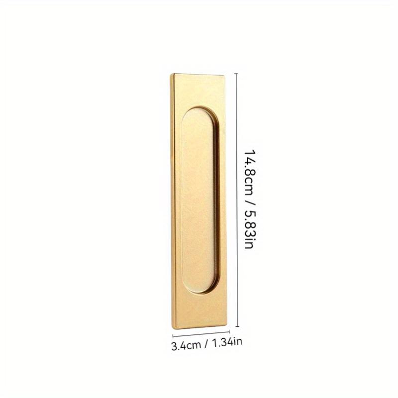 2Pcs Barn Door Sliding Pull Door Hidden Furniture Hardware Handle Self-Adhesive Bathing Room Glass Door Pulls