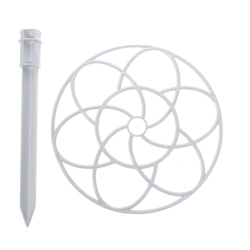 White Plastic Garden Stackable Bonsai Climbing Frame Plant Cage Frame Plant Support Stand Climbing Vine Rack Gardening Supplies