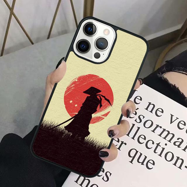 Japan Samurai Ninja Ronin Mobile Phone Cases Cover For iPhone 17 Air 16 15 14 12 13 11 Pro MAX Apple Plus Coque