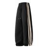Men Women Loose Straight Side Stripe Casual Sports Long Pants