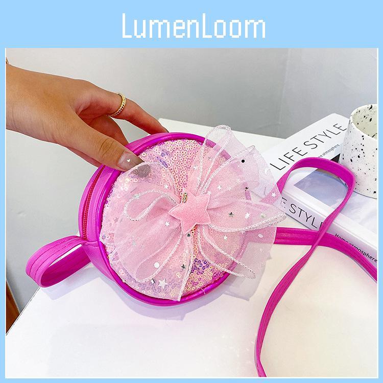 Childrens Cartoon Butterfly Sequin Shoulder Bag With Zipper Closure For Kids Travel And School