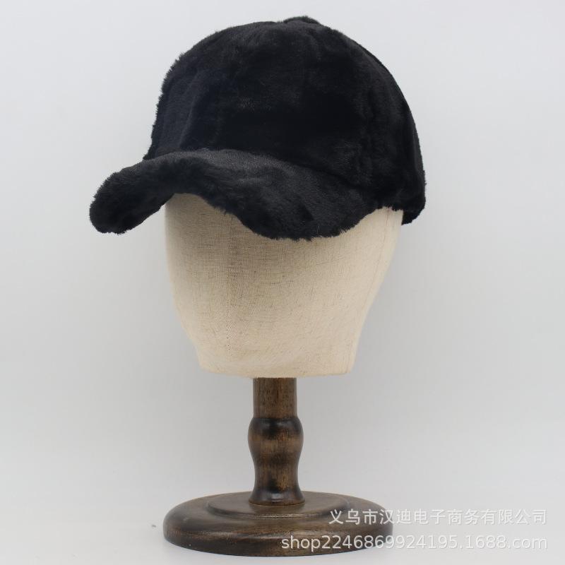 

Foreign Thickened Casual Versatile Men S And Women S Hats Warm Baseball Caps Peaked Caps One size fits all [winter stick] чорний