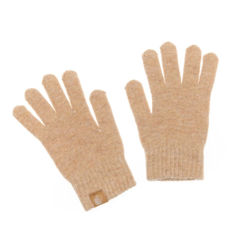 RECLOW RECLOW Plain Short Gloves Beige