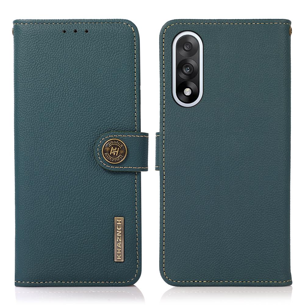 for OnePlus Nord 5 5G Case Genuine Cow Leather Wallet Phone Cover
