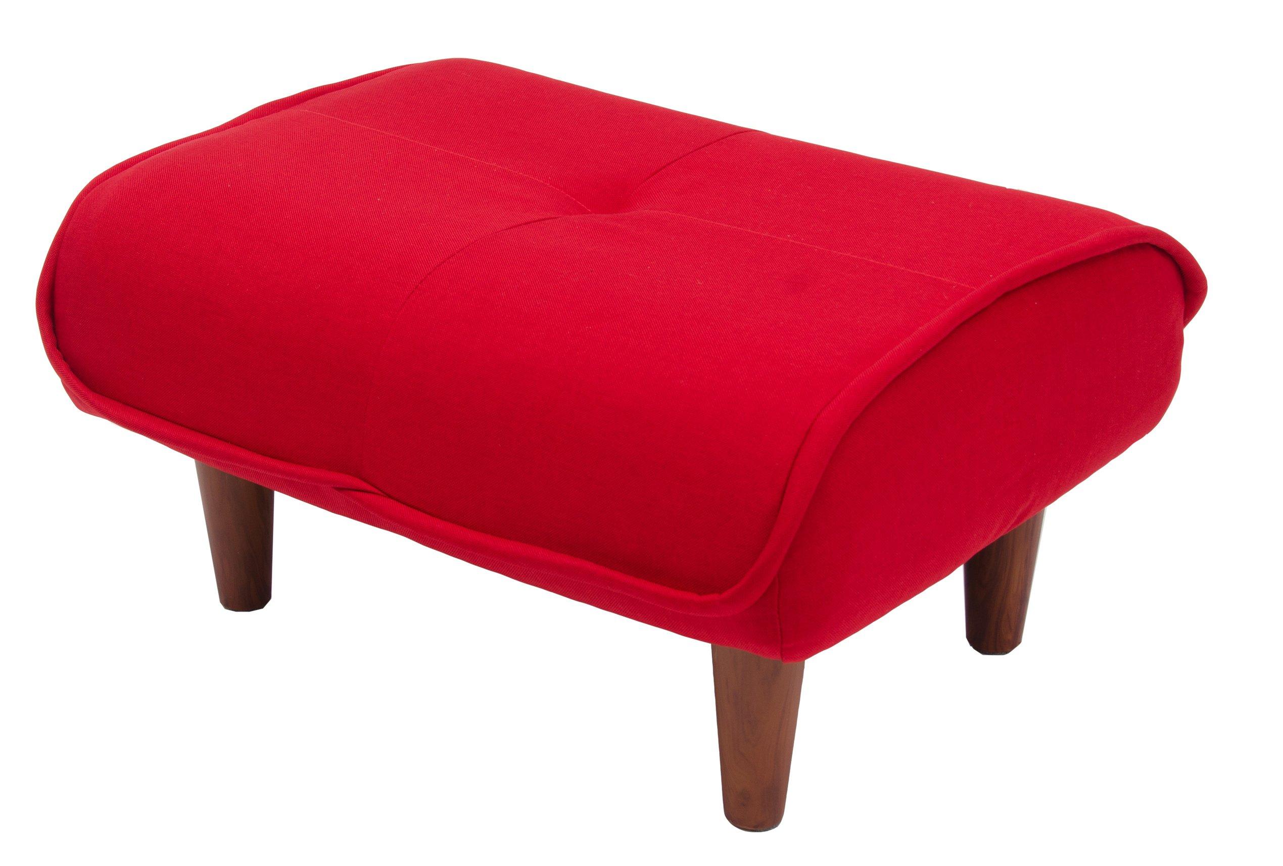 

Пуф Celtan Ottoman с карманом Waraku no Darian Высокая японская подставка для ног, Kiwami, Одноместный, Пружинный, Красный, Упругость, A281p-563RED
