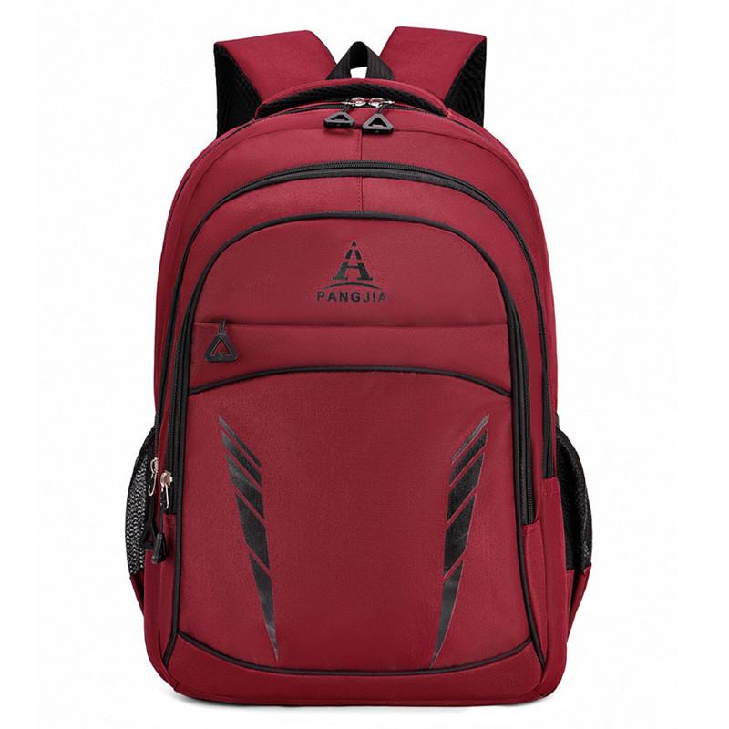Letter Printed Oxford Fabric Business Laptop Backpack With Lightweight Design For High School Students