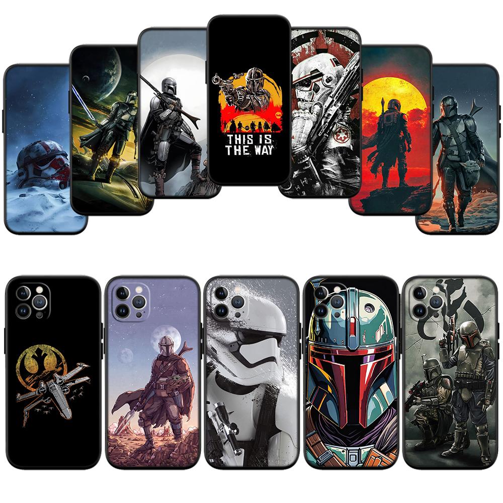 Star Wars Mandalorian New High-End Shell Phone Case for Redmi Note 10 11 12 Pro Max 10S 10C 10T 11A 11S 12S 12C