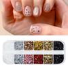 2026NEW Creative Nail Art Glitter 1mm, Mini Star & Love Shape Sparkling Decoration, Cute DIY Accessory for Salon Manicure Design