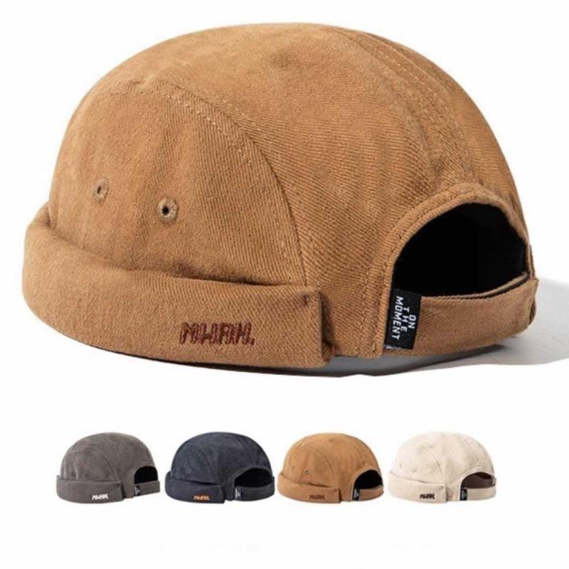 Tooling Hat Landlord Yuppie Hat Hip Hop Retro Melon Hat Men's and Women's Canvas