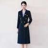 Trojeman Women's Wool Blend Coat with Detachable Down Liner