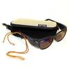 OUTLAND BAATARA Matte Black Polarized UL Light by Yamamoto Polarized Sunglasses for Sunglasses, MBK, Green, Double-Sided Multi-Coated, OL-106,