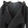 RICK OWENS Linen Blend, Made In Italy Coat S Black Men's Used