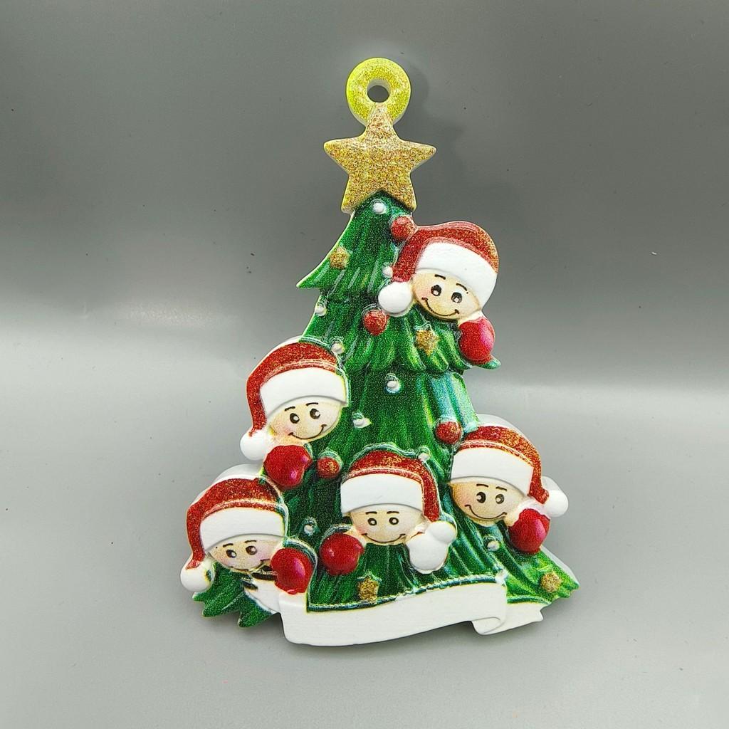 Charming Family Resin Christmas Ornaments For Joyful Holiday Tree Dcor