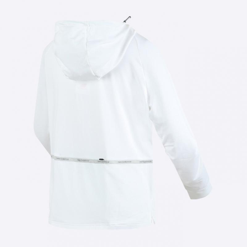 New Balance Women S Neck Warmer Hoodie White