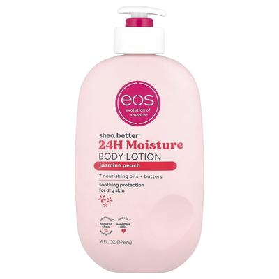 Shea Better™, 24H Moisture, Body Lotion, Jasmine Peach, 473 Ml (16 Fl Oz)