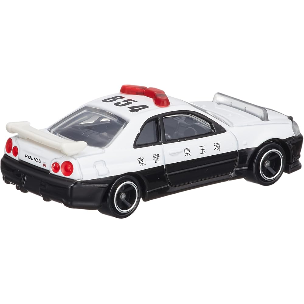 Takara Tomy Tomica No.1 Nissan Skyline GT-R BNR34 Patrol Car Blister Pack Toy for Ages 3 and Up