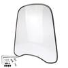 Universal Motorcycle Windshield Large Windscreen Compatible With Motorcycles Electric Cars Scooters And More Clear