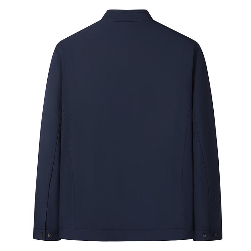 Fengmao Men's Stand Collar Solid Jacket