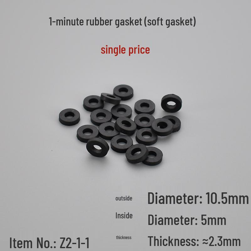 Jeu de Joints Souples en Caoutchouc Silicone et Joints Durs en PTFE - Différentes Tailles Disponibles