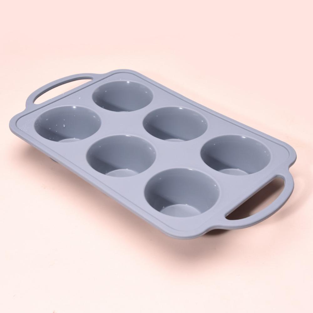 12-Cavity Baking Molds 6-Cavity Easy Release Molds Durable Silicone Cake Molds Oven Use