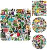 Minecraft 50pcs Game Stickers Pvc Waterproof Lapyop Bike Luggage Suitcase Decals