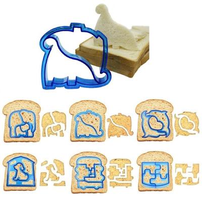 Food Grade plastikowe DIY kanapki foremka do cięcia żywności Die foremka do ciastek chlebowych kreatywne domowe narzędzia do pieczenia ciasta