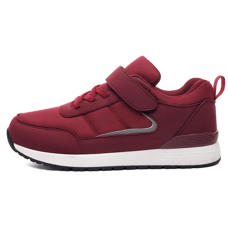 Autumn and winter middle-aged and elderly walking shoes thick-soled non-slip travel shoes mesh running shoes mother shoes women comfortable Yue elder