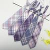 Jk Small Tie Female College Style Lazy Japanese Plaid Uniform Shirt Tie Student Ins Men'S And Women'S Short Styles Free Of Charge