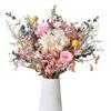 Eternal Rose & Baby's Breath Dried Flower Bouquet - Natural Living Room Decoration