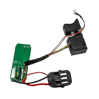 Metal Plastic Construction Brushless Control Board Switches Assembly for 16.8V Lithium Drills Three Pin Interface Design