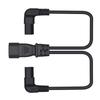 3Prong Extension Cord Splitter 1 To 2 Power Cable,12inch IEC320 C14 To 2×C13 Power Cord Splitter Cord