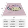 Asamimichaan Blanket Flannel Textile Decor Asamimi  Multifunction Ultra-Soft Throw Blanket for Bedding Travel Plush Thin Quilt