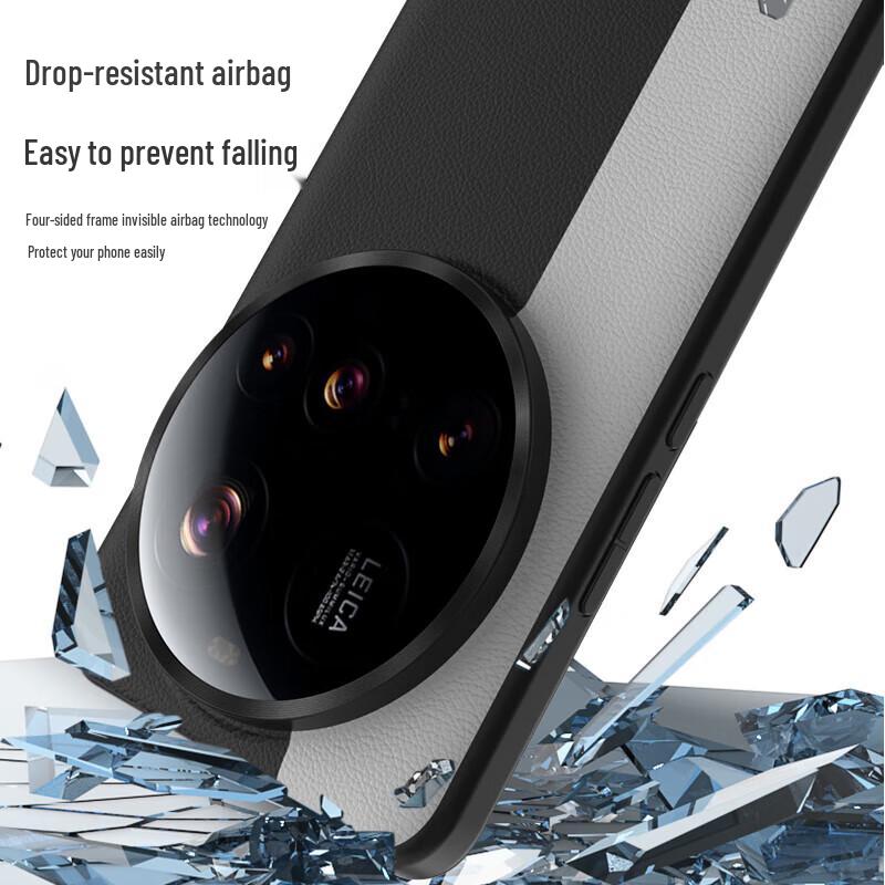 Husă de telefon Xiaomi 15 Ultra din piele vegană magnetică